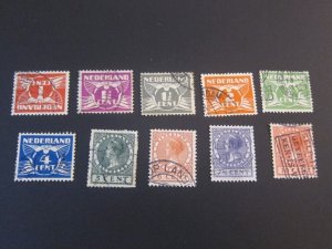 Netherlands 1926 Sc 165-68,170-74,177 FU