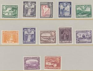 BRITISH GUIANA  1938    S G 308 -  319  SET OF 12 MH CAT £110