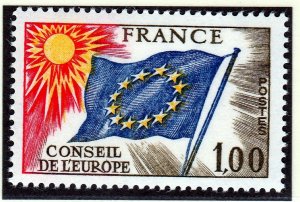 1976 France Official Council of Europe 1fr MNH** Stamp A21P25F5629-