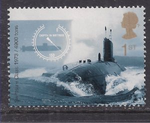 GB 2001 QE2 1st Swiftsure Submarine 1973 15 1/2 x 15 Umm SG 2203a ( R112 )