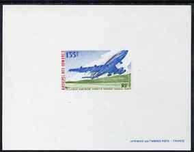 Comoro Islands 1975 Air Service 135f Epreuve deluxe proof...