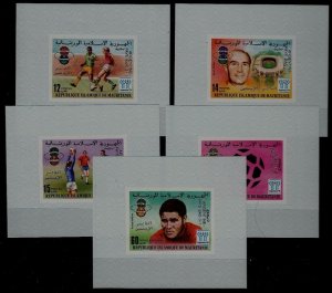 Mauritania 399-401/C187-88 MNH s/s Football-78