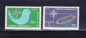 Turkey B128-B129 Set MNH NATO