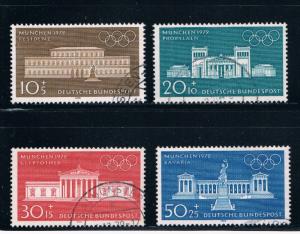 Germany B459-62 Used set Olympics 1972 (GI0314P84)+