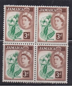 Jamaica 1956 #163 -- Bock of 4