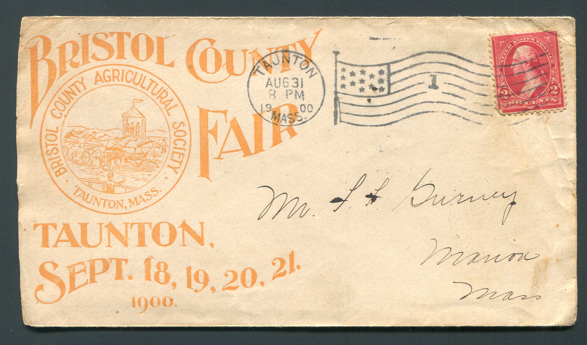 1900 Bristol County Fair Taunton, Massachusetts to Marion