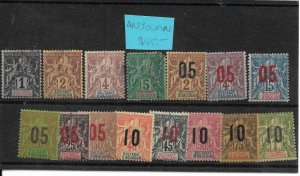 Anjouan: Small Lot of 15 Stamps, Mint/Used (55284)