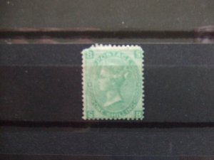 QV 1865 1s green SG101 plate 4 mint, some o.g. CV £2000