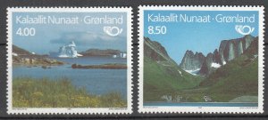 Greenland - 1995 Tourism Sc# 289/290 - MH (7730)