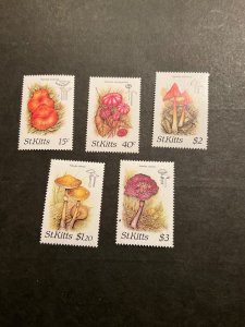 Stamps St Kitts Scott #210-4 never hinged