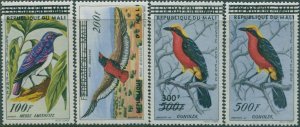 Mali 1960 SG17-20 Birds REPUBLIQUE DU MALI ovpts MNH