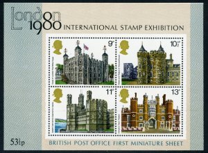 United Kingdom 11978 First Souvenir Sheet STAMPEX 1980 MNH UMM N802