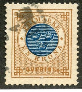 Sweden, Scott #38, Used