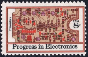 SC#1501 8¢ Progress in Electronics: Transistors (1973) MNH