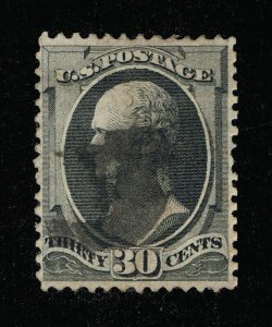 AFFORDABLE GENUINE SCOTT #165 F-VF USED GRAY BLACK 1873 CBNC PRINTING  #13044