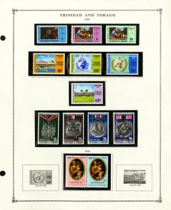 Trinidad & Tobago Clean Mint & Used 1960 to 1990 Popular Stamp Collection