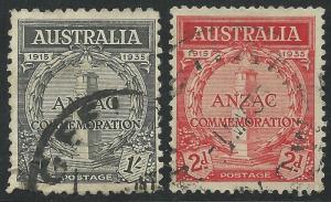 Australia Scott #150-151 Used Stamps