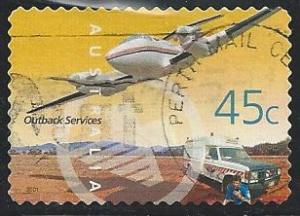 Australia #1976 45c Outback Services 2001 used