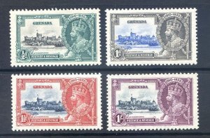 Grenada 1935 Silver Jubilee Set SG145/148 Mounted Mint