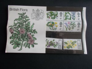 GB QEII 1967 Flowers Presentation Pack in Original Cellophane Superb M/N/H