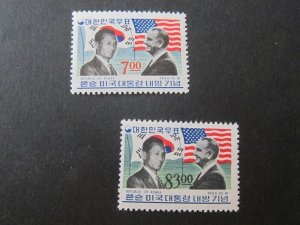 Korea 1956 Sc 544-5 set MNH