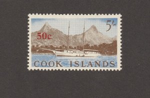 EDSROOM-13841 Cook Islands 190 MNH 1967 High Value Ship