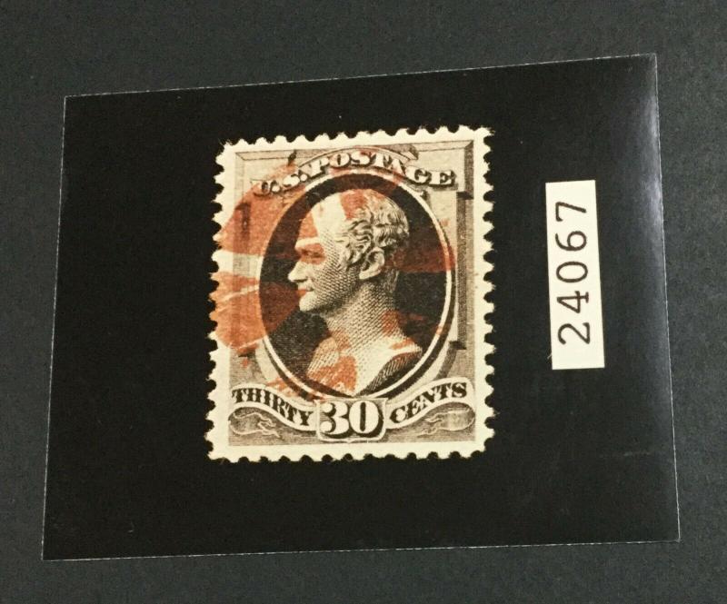 MOMEN: US STAMPS #190 USED PSE CERT