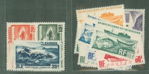 St. Pierre & Miquelon #324-42 Unused Single (Complete Set)