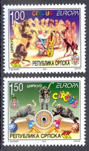 Bosnia & Herzegovina (Serb) Sc# 172-173 MNH 2002 Europa