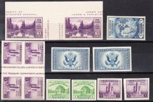 MOstamps - US Imperfs NGAI - Lot # HS-D913