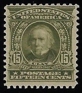 Scott #309 - $375.00 – F/VF-OG-NH – Fantastic deep rich color.