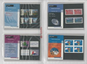 Netherlands Davo PTT Album, Mint NH Stamps & Sets, 20 Hingless Pages, 1997-99