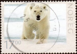 Norway 1636 - Used - 17k Polar Bear (2011) (cv $4.75) (1)