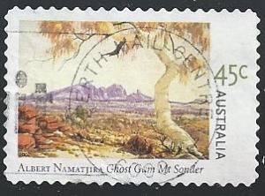 Australia #2068 45c Paintings - Ghost Gum MT Sonder MacDonnel Ranges