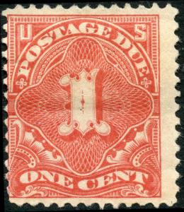 #J29 MINT OG HR 1¢ VERMILLION RARE CV $2750 BL9252