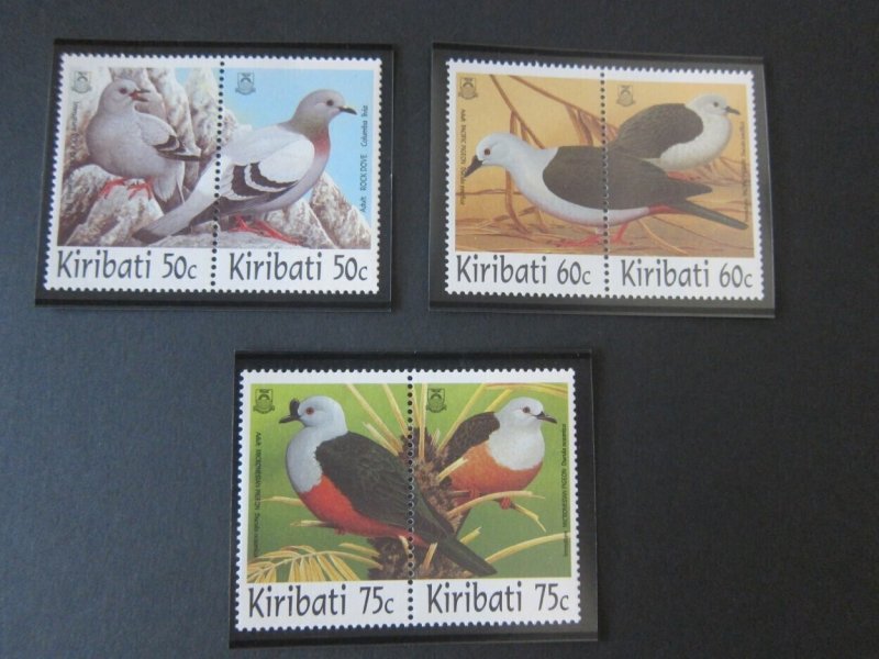 Kiribati 1997 Sc 706a-710a Bird set MNH