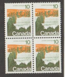 Canada Scott #594 Type 1 Stamp - Mint NH Block of 4