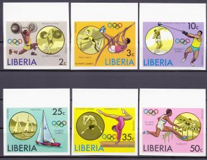 Liberia. 1976. 990B-95B BL80B 6LB. Sports OI. MNH.