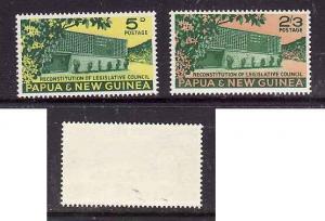 Papua New Guinea-Sc#148-9-unused NH set-Legislative Council-1961-couple of