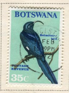 BOTSWANA; 1966 early Birds pictorial issue fine used 35c. value