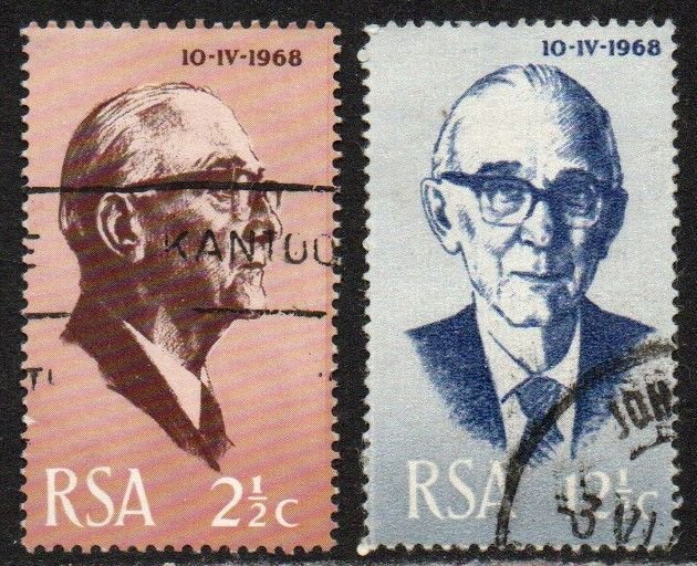 South Africa Sc #345-346 Used
