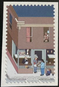 US #6023e MNH Single 250 Years of Delivering Mail (.78)