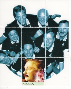 Angola 2000 John Glenn STS Pilots/Einstein/Space SS (1) Perforated MNH VF