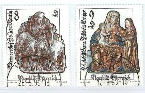 Austria 1999  Scott #1786-7 used