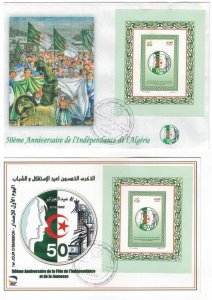 Algeria 2012 FDC Stamps Souvenir Sheet Scott 1565 Youth Independence Flags