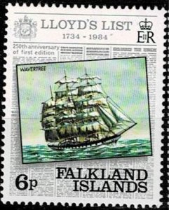 Falkland Islands 1984,Sc.#404 MNH,  Wavertree (Sail Merchantman)