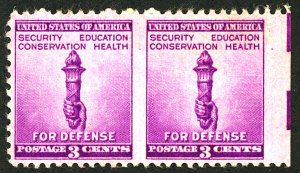 U.S. #901a MINT PAIR OG NH CREASE