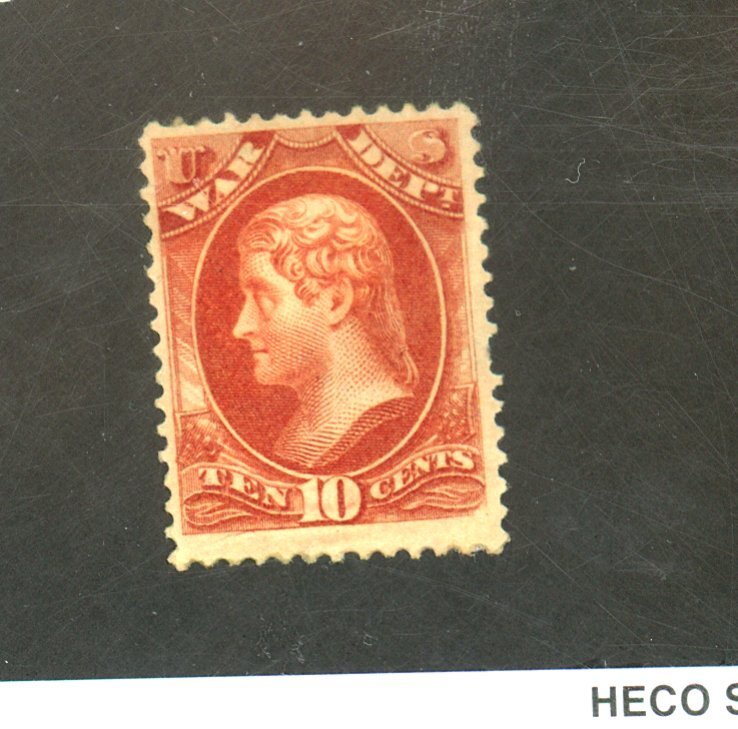 O88 MINT FVF OG PAPER HR SHT PERF Cat $140