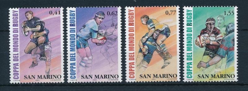 [24841] San Marino 2003 Sports Rugby World Cup Australia MNH