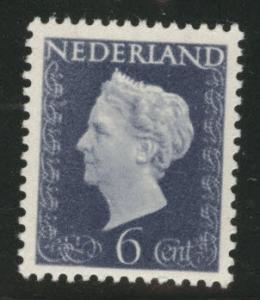 Netherlands Scott 301 MH* Queen Wilhemina 1948 